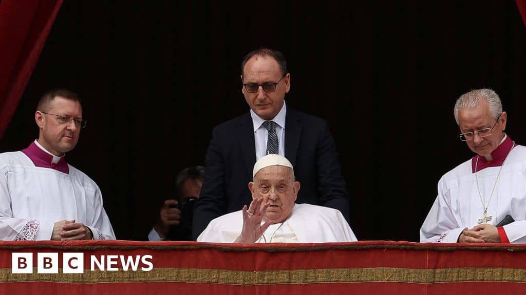 Pope Francis’ last public appearance on Easter Sunday