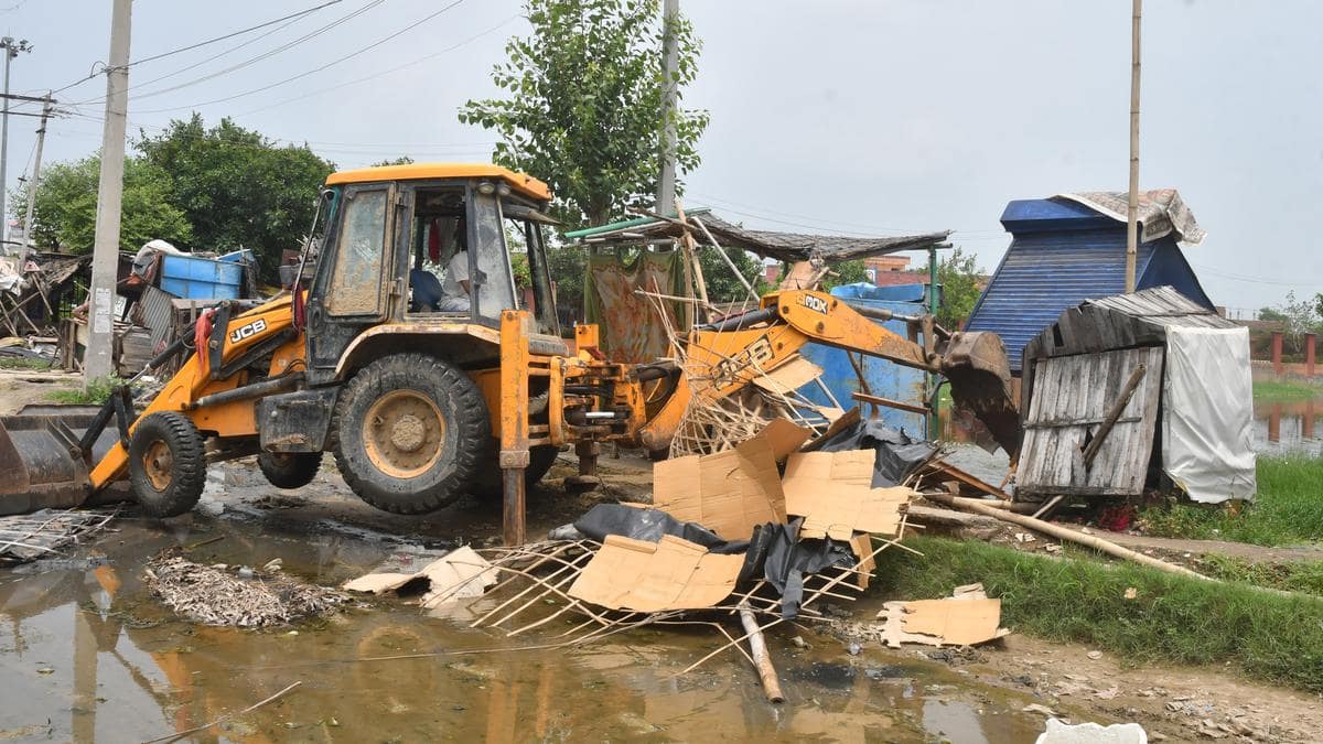 bulldozer demolitions more than 100 writers slam jcb literature prizes hypocrisy