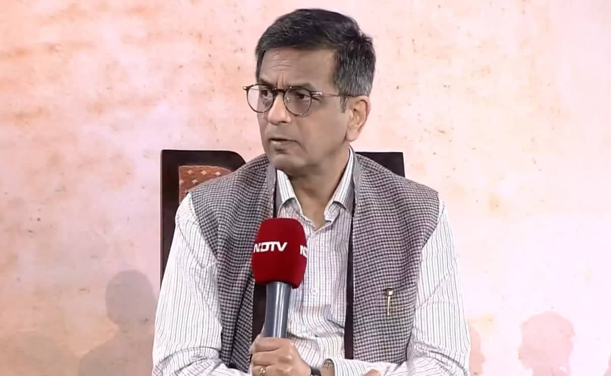"For Transparency, We Should Not...": DY Chandrachud On Collegium System