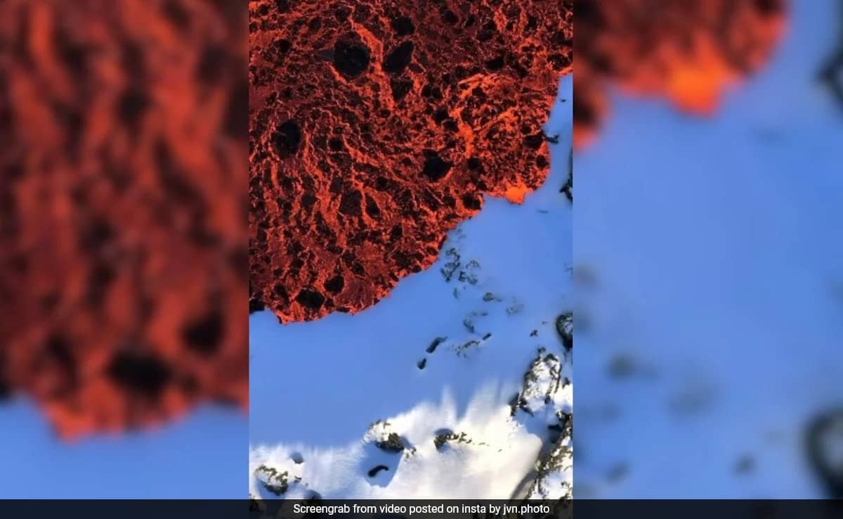 When Lava Meets Snow: Stunning Video Unveils Science Behind Leidenfrost Effect