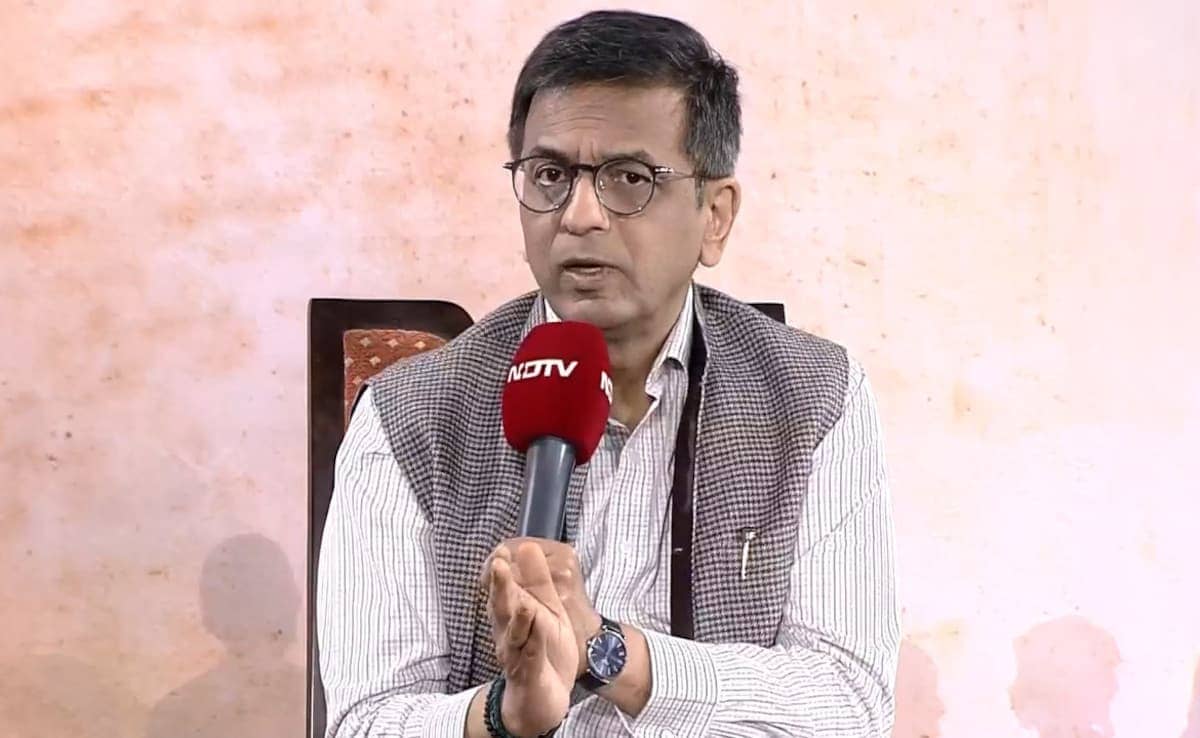 "Judges Should Be Trained": DY Chandrachud On Social Media Trolling
