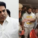 “Pinnacle Of Insecurity”: KT Rama Rao Slams Congress Over Allu Arjun Arrest