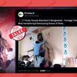 Fact Check: Video Of Kali Idol Dismantling Ritual In Bengal Shared As Vandalism In Bangladesh