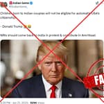 Fact Check: Does Trump’s Citizenship Order Specifically Targets Indians?
