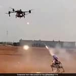 Video: Robot Dog And Drone Fight Using Fireworks In China, Internet Says “Humanity Is Doomed”