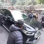 AAP Claims Arvind Kejriwal’s Car Attacked By BJP Workers, Party Hits Back