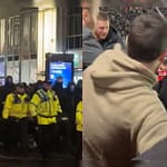 Rangers Fans Cause Chaos In Manchester Before And During Europa League Clash Against United