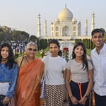 Pics: Former UK Prime Minister Rishi Sunak Visits Taj Mahal With Family