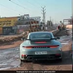 Porsche 911 Struggles Through Rough Indian Roads. Here’s The Truth
