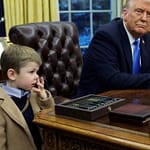 Trump Removes Office Desk After Musk’s Son Seen Picking His Nose, Wiping Fingers
