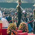 President Murmu Attends Change Of Guard Ceremony Held In New Format