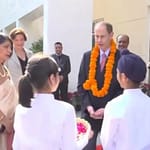 UK’s Prince Edward Visits British School, Interacts With Students In Delhi
