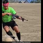 Men Carrying Assault Rifles ‘Play’ Football In Manipur. Video Viral