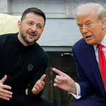At Zelensky Meet, Trump’s “Peacemaker” Remark, Then An Argument