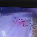 On Camera, Speeding Car Hits Woman Trying To Cross Road, Flings Her In Air