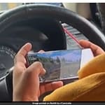 Video: Cab Driver In Hyderabad Caught Playing PUBG While Driving, Sparks Outrage