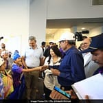 Kapil Dev Inaugurates Swimming Championship At Adani International School