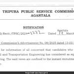 TPSC JE 2025 Registration Deadline Extended, Check Details