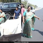 Stray Cattle Brings Chief Minister’s Convoy To Sudden Halt On Delhi Flyover