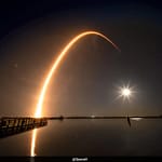 Spectacular SpaceX Launch Illuminates Night Sky, Coinciding With April’s Full Moon
