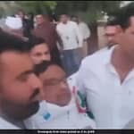 P Chidambaram Faints Due To Heat At Sabarmati Ashram