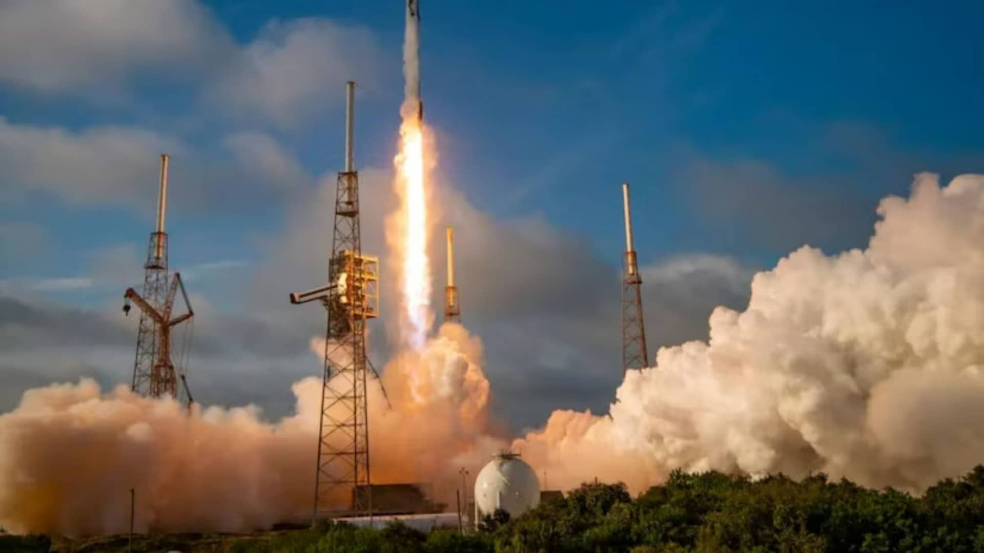 go falcon go gsat 20 spacex successfully launches indian satellite