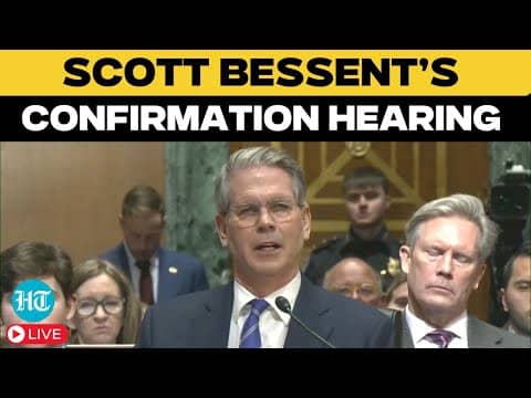 LIVE: Scott Bessent’s confirmation hearing for the Treasury Department | Donald Trump | US News