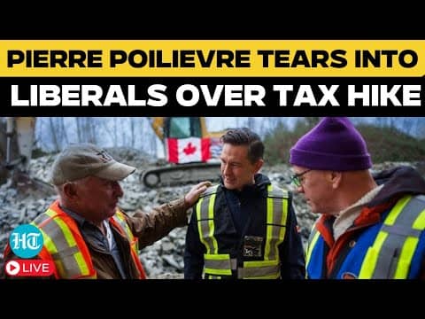 Pierre Poilievre Speech LIVE | Canada’s Poilievre Rips into Liberals Over Capital Gains Tax Hike