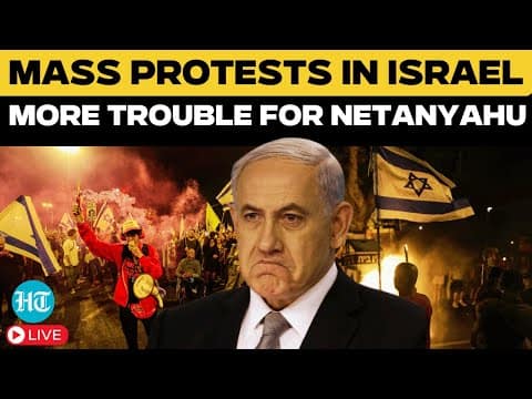 LIVE: Mass Protests In Israel For Hostage Release | Anti-Government Rally | Netanyahu, Hamas, Gaza