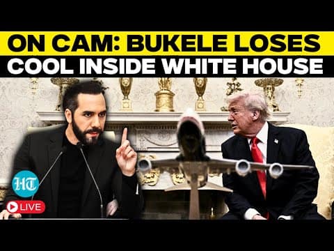 LIVE | ‘I Am Not Going To..’ Bukele Loses Cool, Snaps At Reporter During Oval Office Meet | Trump
