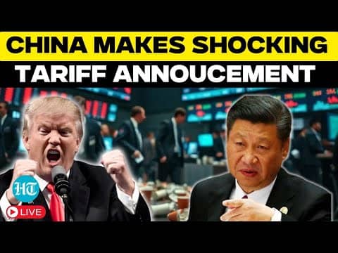 US-China Trade War LIVE: China Makes Big Tariff Announcement Against Trump Tariffs | China MOFA LIVE