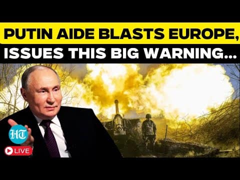 LIVE | Putin Aide Nebenzia Fires At Europe Over Ukraine War, Levels Stunning Charge On NATO | Trump