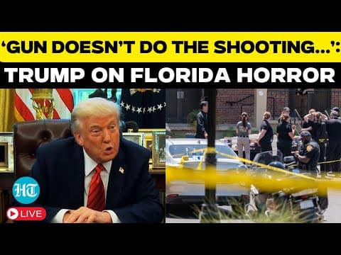 Trump LIVE | President Trump Reacts To Deadly Florida State University Shooting | Florida Shooting