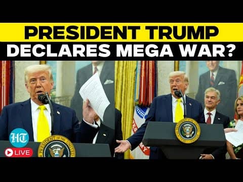 LIVE | ‘Won’t Spare…’ President Trump Declares WAR Against This Arab Nation | Air Attack| US New