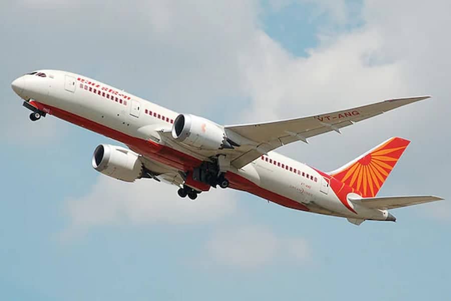 air india flight from paris diverted to jaipur fliers sent to delhi on bus